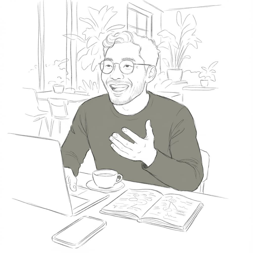 Sketch of Kai Brooks